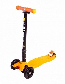 Трехколесный самокат Smiley Maxi складной, оранжевый (Smiley, 8522 SO)